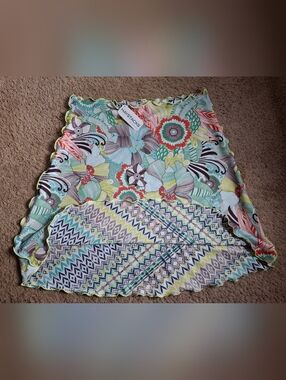 NEW Haystacks Reversible Switchstacks Bias Skirt Size L